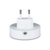 Lampka nocna do gniazdka LED z USB V-TAC SAMSUNG CHIP okrągła VT-84-RD 3000K 10lm